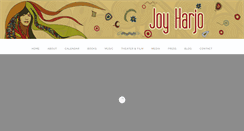 Desktop Screenshot of joyharjo.com